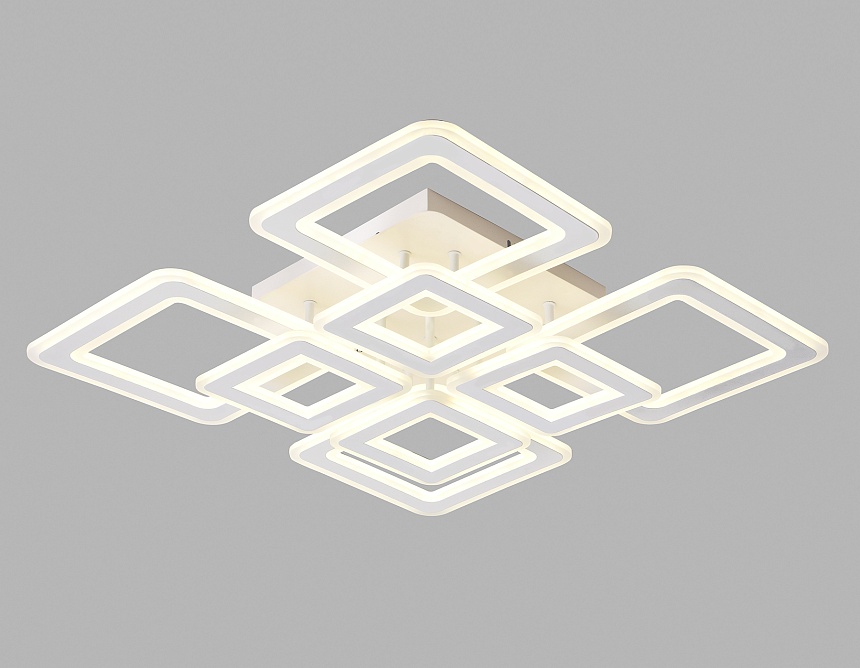 FA868/4+4 WH белый 276W 3000K-6400K 820*820*120 (ПДУ РАДИО 2.4G)