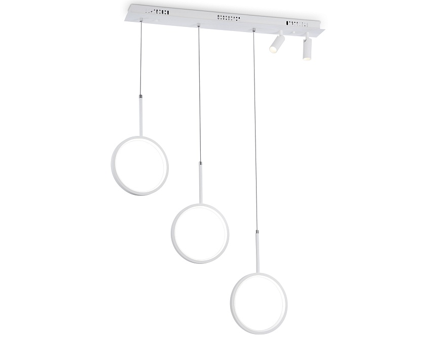 FL5277/3+2 WH белый 59W 3000K/4200K/6400K+4200K 800*200*1200 (ПДУ ИК)