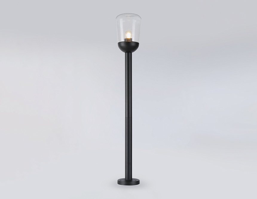 ST2092 BK/CL черный/прозрачный IP54 E27 max 40W D150*950 ST2092 BK/CL черный/прозрачный IP54 E27 max 40W D150*950