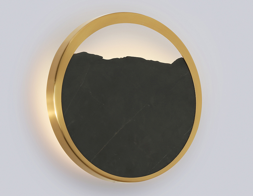 LH53613 BS/BK латунь/черный 9W 3000K D250*55