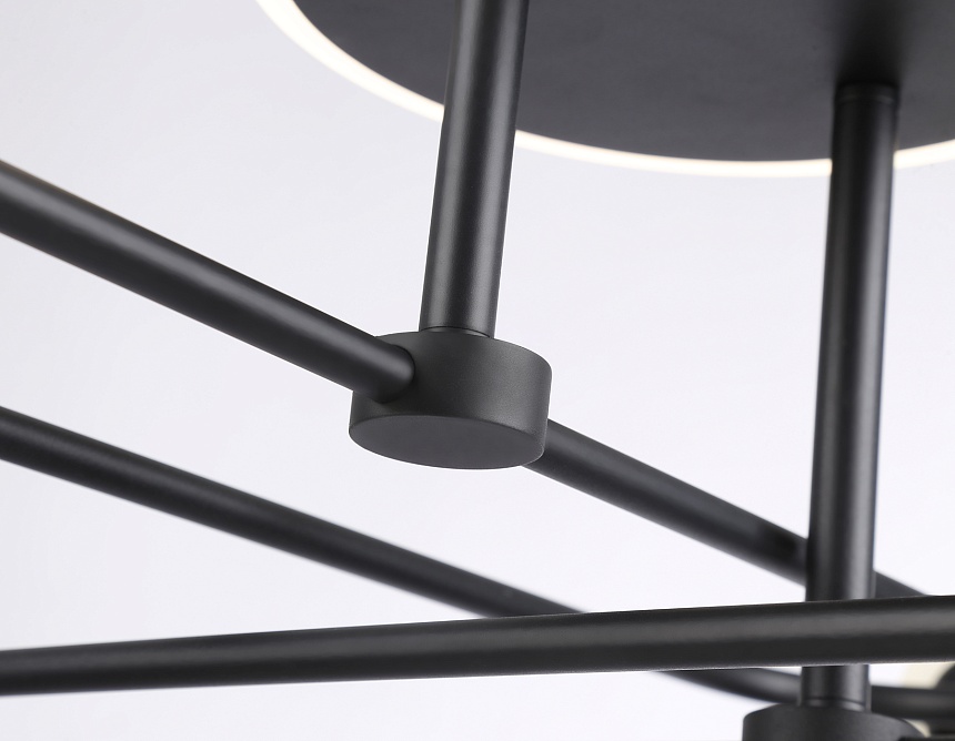 FL66232/6 BK черный 48W 3000K-6400K+G9/4 880*880*240 (ПДУ ИК)