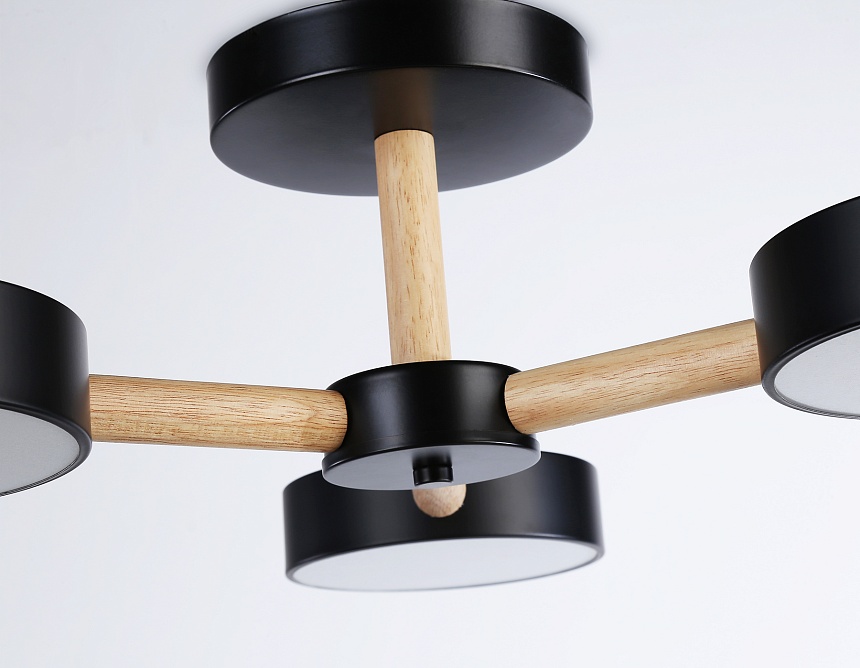 FL4823/3 BK черный 3000K-6400K 40W D580*160 (ПДУ ИК)