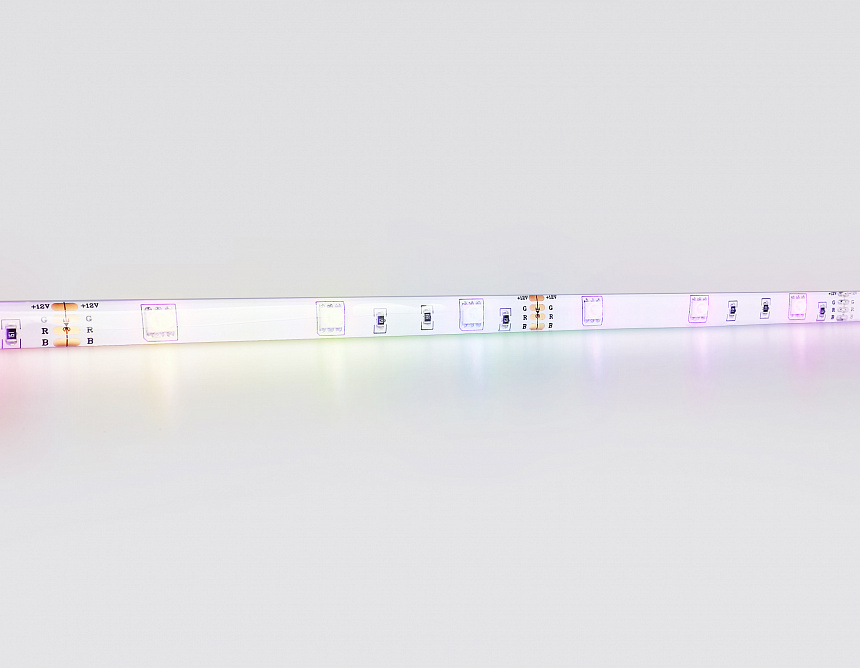GS2301 5050 30Led/ 7.2W m/ 12V IP65 RGB/ 5000*10*2.87mm (4 конт.)