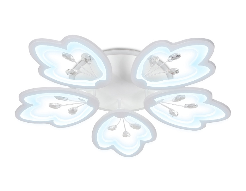 FA510/5 WH белый 140W+28W D660*95 (ПДУ РАДИО 2.4) FA510/5 WH белый 140W+28W D660*95 (ПДУ РАДИО 2.4)