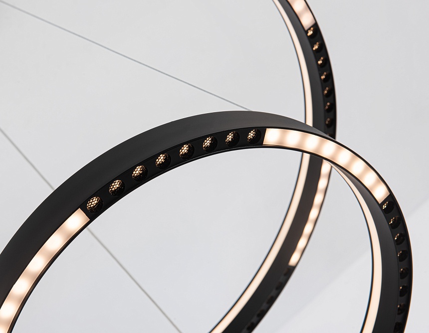 FL5865/2 BK черный 45W 3000K/4200K/6400K D600/400*830 (без ПДУ)