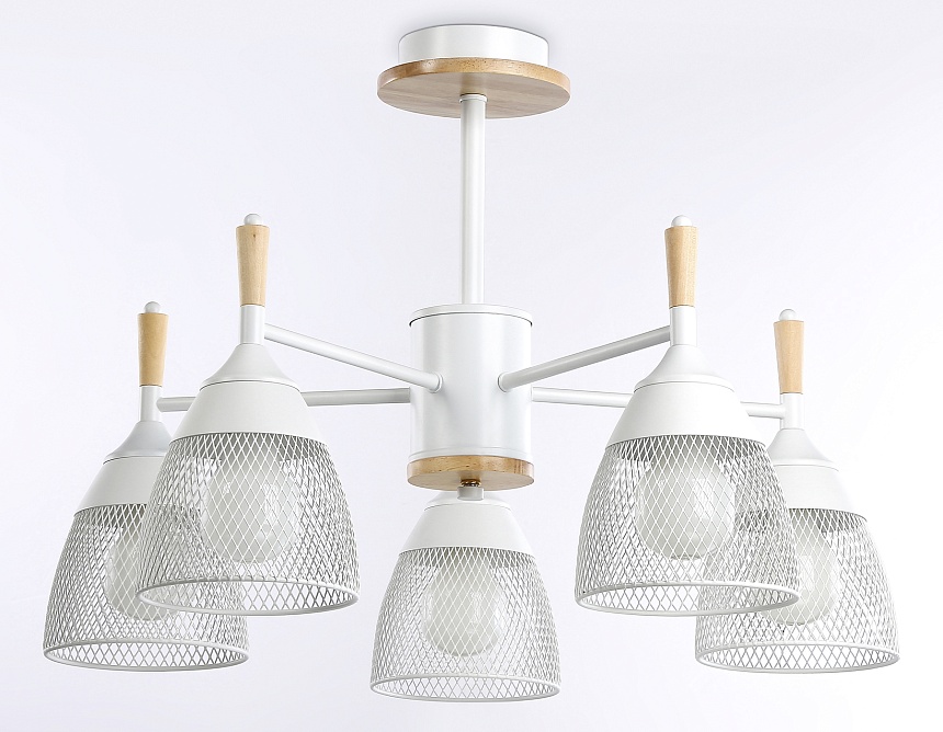 TR8012/5 WH белый E27*5 max 40W D600*385