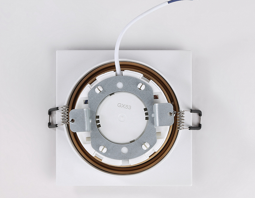 TN51916 WH/GD белый/золото GX53 max 12W 115*115*23