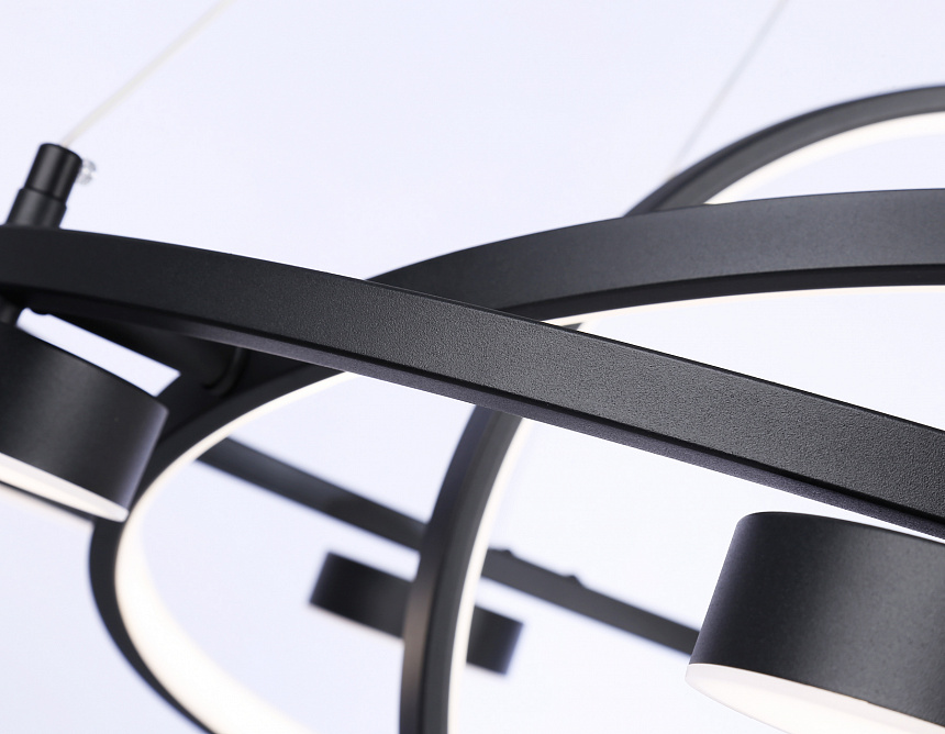 FL51779/3+8 BK черный 3000K/4200K/6400K 112W D800/580/400*1200 (ПДУ ИК)