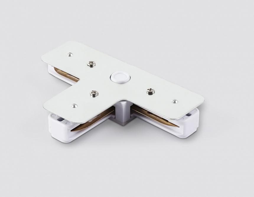 GL7167 WH белый коннектор Т-образный для однофазного шинопровода Standard 220V 105*70*20