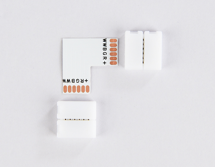 GS6801 Соединитель угловой L 5050 12/24V (6 конт.) (10шт)