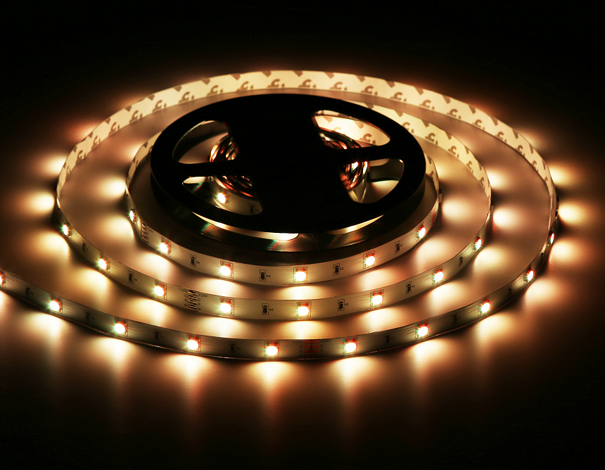 GS4301 5050 30Led/ 7.2W m/ 24V IP20 RGB/ 5000*10*1.87mm (4 конт.) GS4301 5050 30Led/ 7.2W m/ 24V IP20 RGB/ 5000*10*1.87mm (4 конт.)