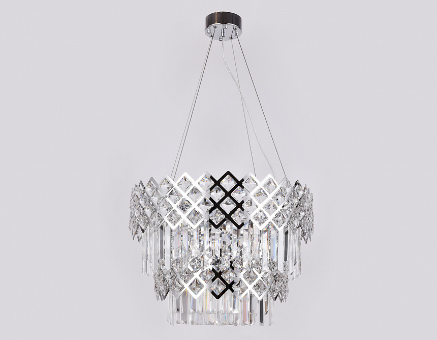 TR5273/8 CH/CL хром/прозрачный E14/8 max 40W D520*880