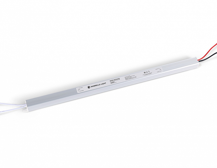 GS8607 блок питания 12V 100W 8.3A IP20 185-260V 372*18*18