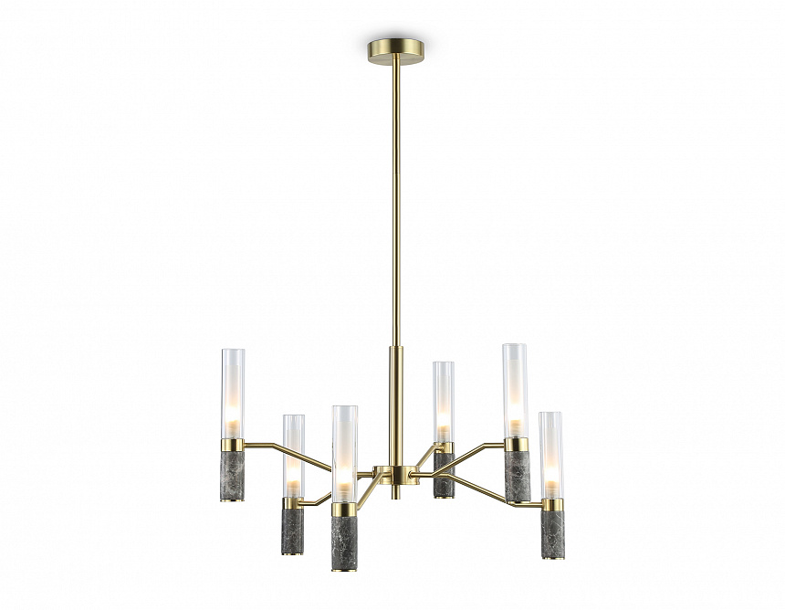 LH53353/6 GD/CL/WH золото/прозрачный/белый G9*6 max 40W D600*890