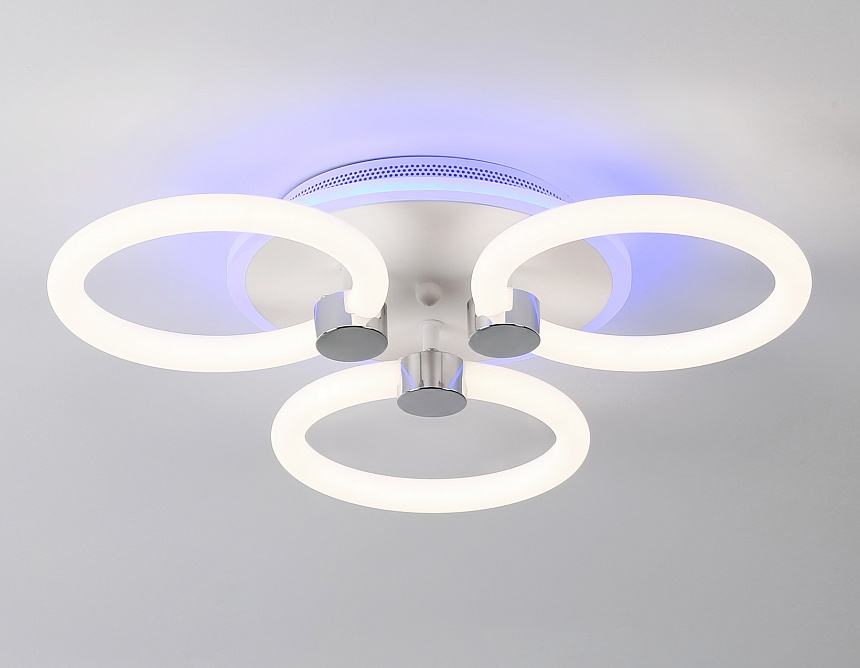 FA3838/3 WH белый 42W 3000K-6400K+RGB D458*80 (ПДУ РАДИО 2.4G)