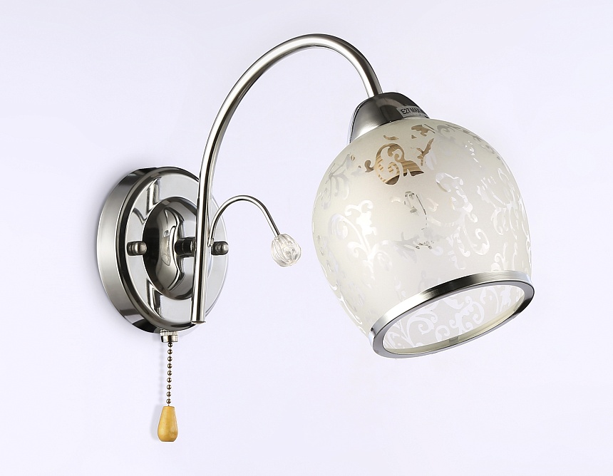 TR3194 CH/CL/FR хром/прозрачный/белый матовый E27 max 40W 190*110*290 TR3194 CH/CL/FR хром/прозрачный/белый матовый E27 max 40W 190*110*290