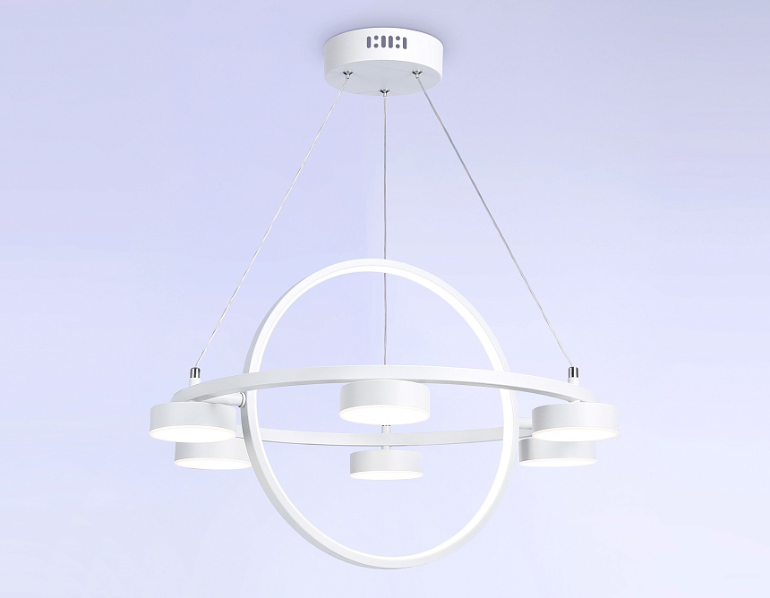 FL51772/2+6 WH белый 3000K/4200K/6400K 58W D600/380*1200 (ПДУ ИК)