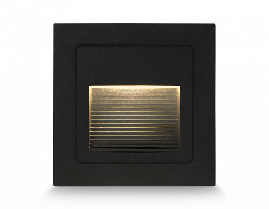 ST8212 BK черный IP65 LED 3000K 3W 84*84*46 ST8212 BK черный IP65 LED 3000K 3W 84*84*46