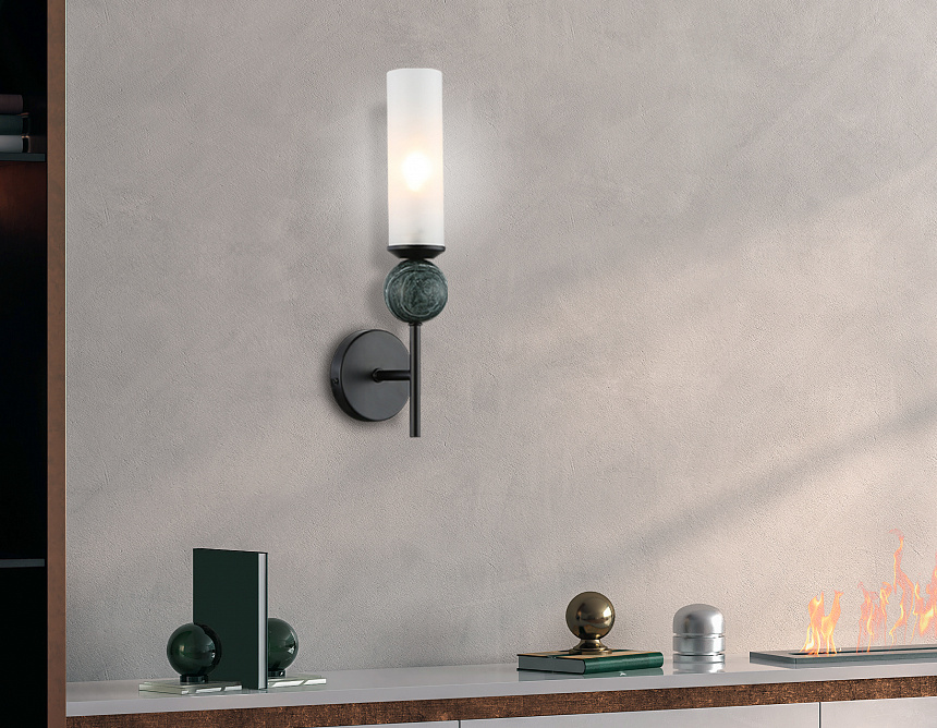 LH53276 BK/WH черный/белый E14 max 40W 110*100*400