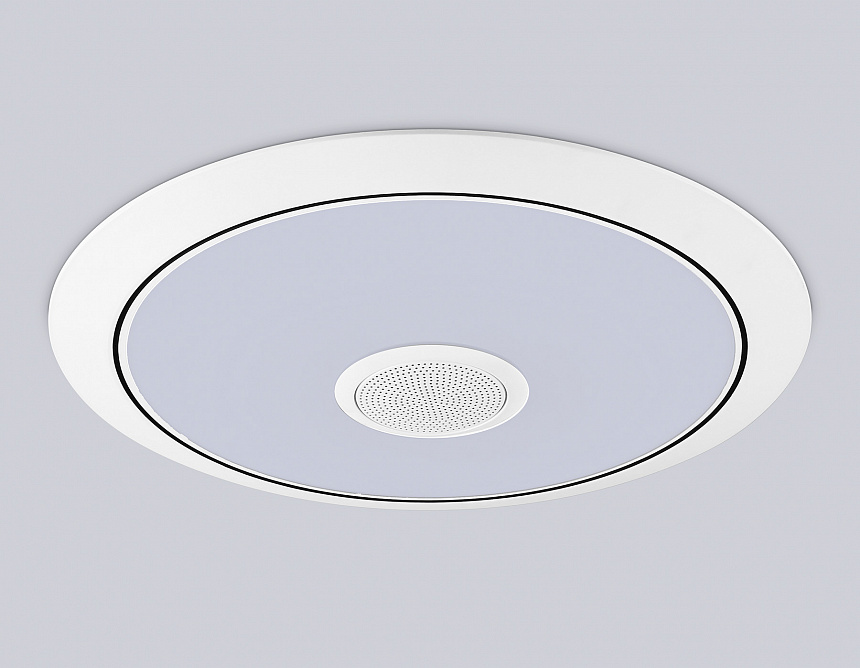FZ720 WH белый IP20 52W 3000-6500K+RGB Music 450*65 (ПДУ ИК) FZ720 WH белый IP20 52W 3000-6500K+RGB Music 450*65 (ПДУ ИК)