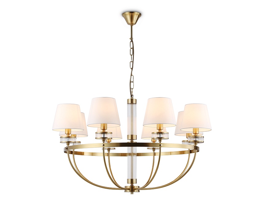 LH71253/8 BS/WH латунь/белый E14/8 max 40W D870*990 LH71253/8 BS/WH латунь/белый E14/8 max 40W D870*990