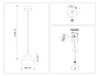 TR83133 LW/FR светлое дерево/белый матовый E27 max 40W D180*1040