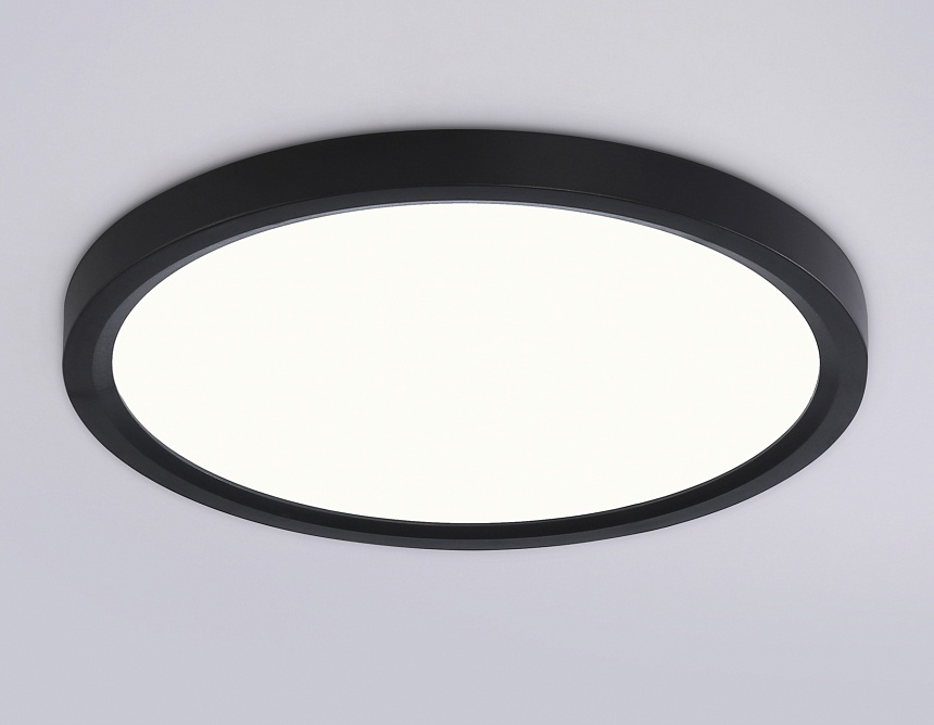 FZ1904 BK черный IP54 20W 3000K-6500K CCT-переключатель D300*25 (Без ПДУ)