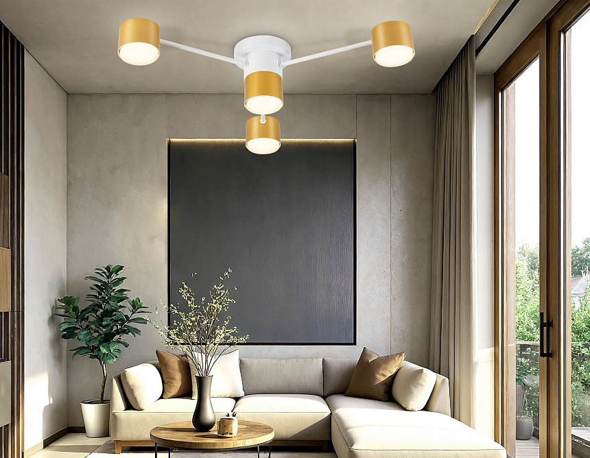 FL51720/4 WH/GD белый/золото GX53/4 max 12W 645*135 FL51720/4 WH/GD белый/золото GX53/4 max 12W 645*135