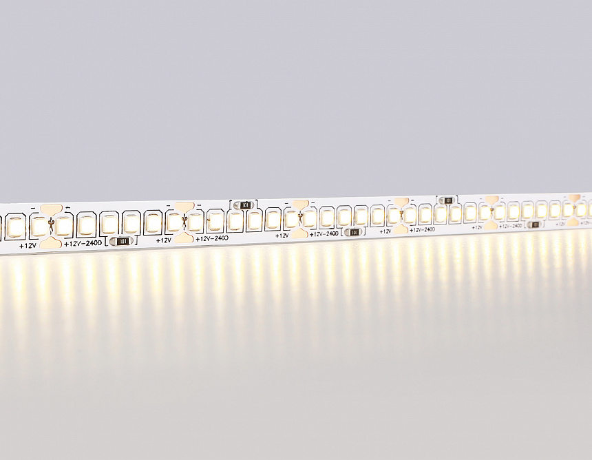 GS1401 2835 240Led/ 17W m/ 12V IP20 3000K/ 5000*10*1.2mm (2 конт.) GS1401 2835 240Led/ 17W m/ 12V IP20 3000K/ 5000*10*1.2mm (2 конт.)