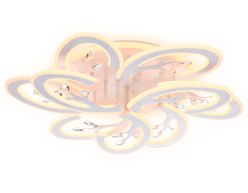 FA513/6+3 WH белый 216W 680*650*120 (ПДУ РАДИО 2.4G)