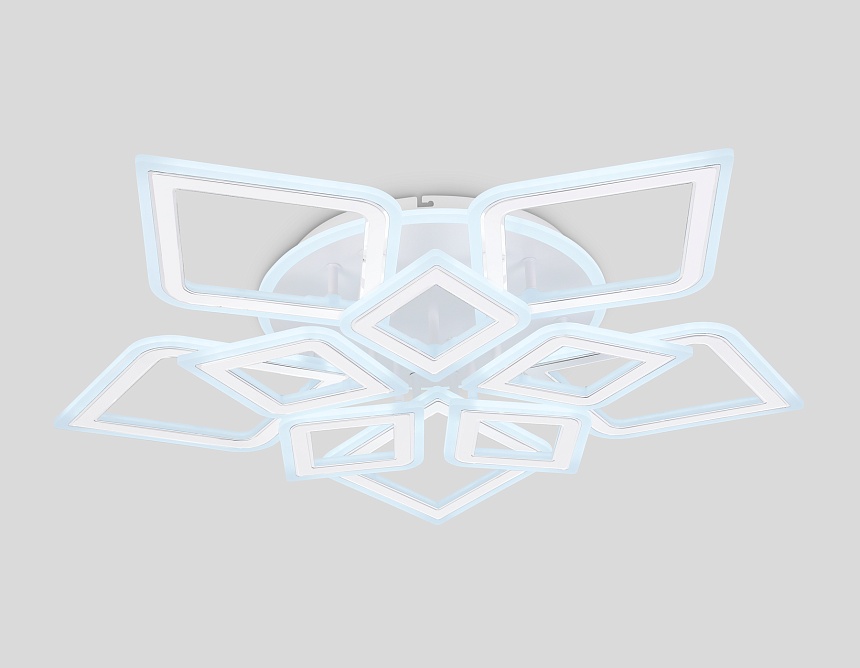 FA8914/5+5 WH/CH белый/хром 193W 3000K-6400K 770*740*120 (ПДУ РАДИО 2.4G)