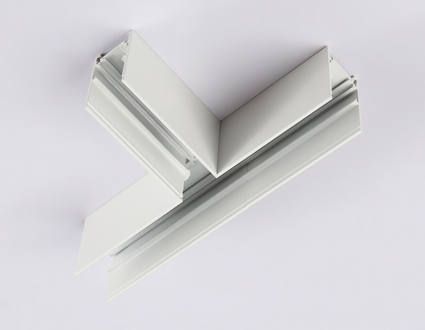 GL3373 WH белый коннектор T-образный для накладного шинопровода L170*85*53.7