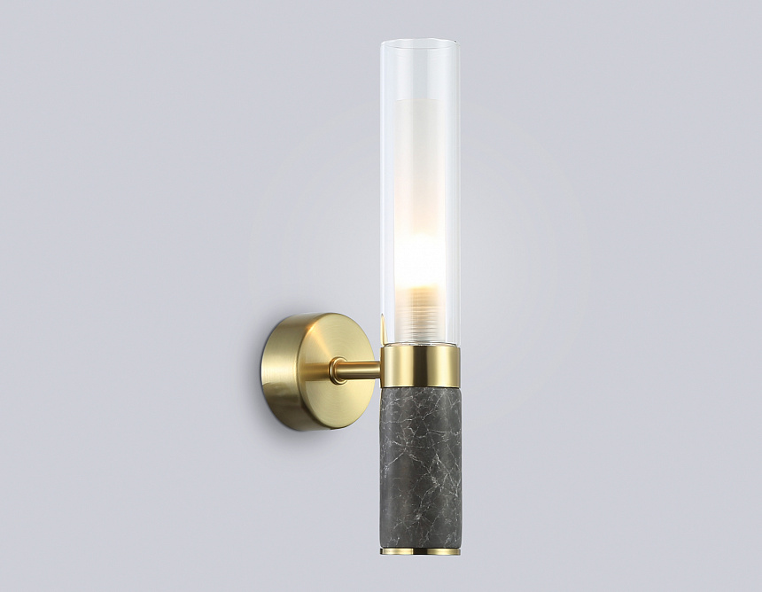 LH53357 GD/CL/WH золото/прозрачный/белый G9 max 40W 100*60*250