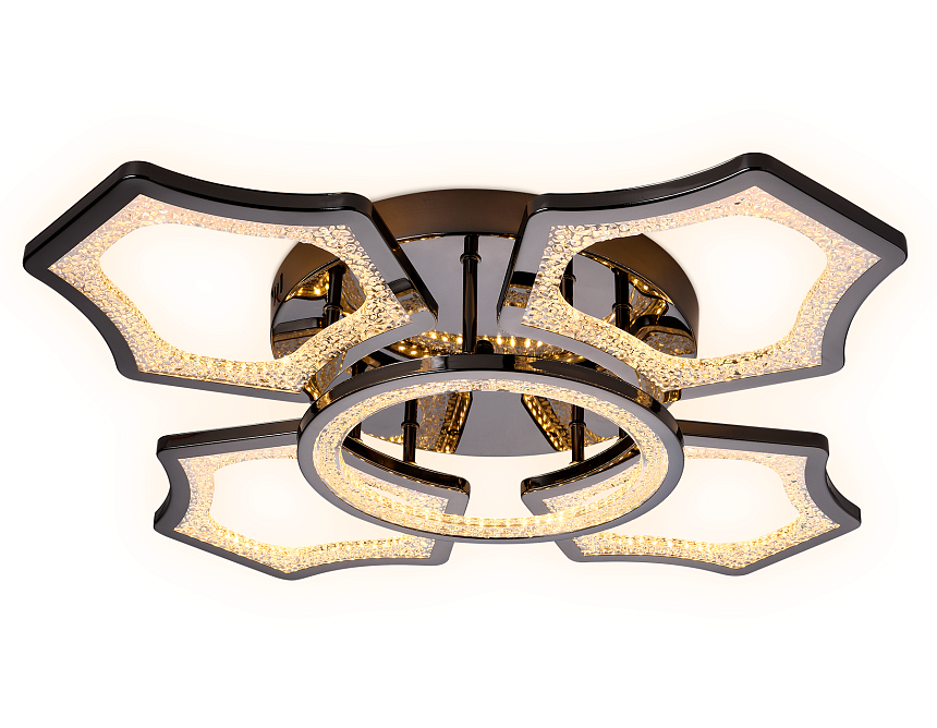 FA576/4+1 DCH черный хром 106W 620*620*120 (ПДУ РАДИО 2.4G)