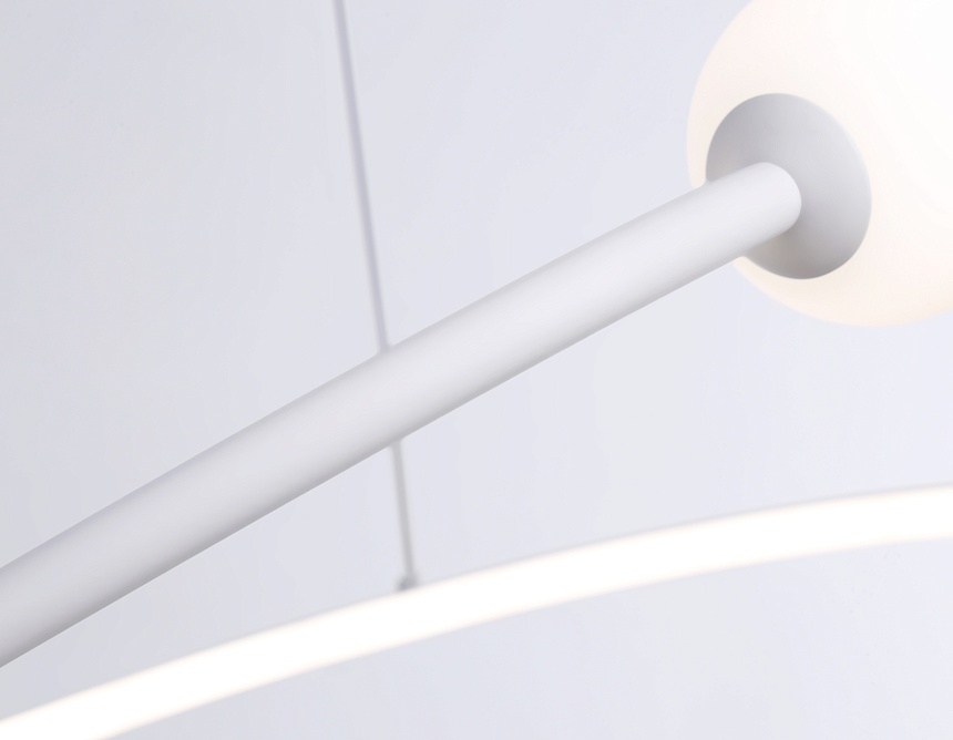 FL66291 WH белый 39W 3000K-6400K D500*1000 (ПДУ ИК)