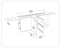 GL1035 WH белый коннектор T-образный для накладного шинопровода Magnetic 220V 105*75*52