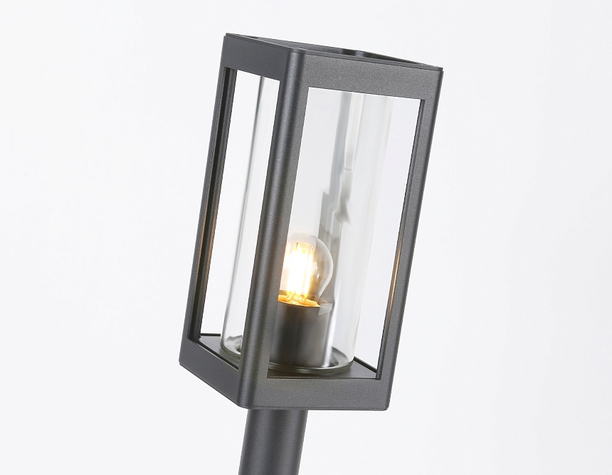 ST2414 GR/CL серый/прозрачный IP54 E27 max 40W 110*110*500 ST2414 GR/CL серый/прозрачный IP54 E27 max 40W 110*110*500
