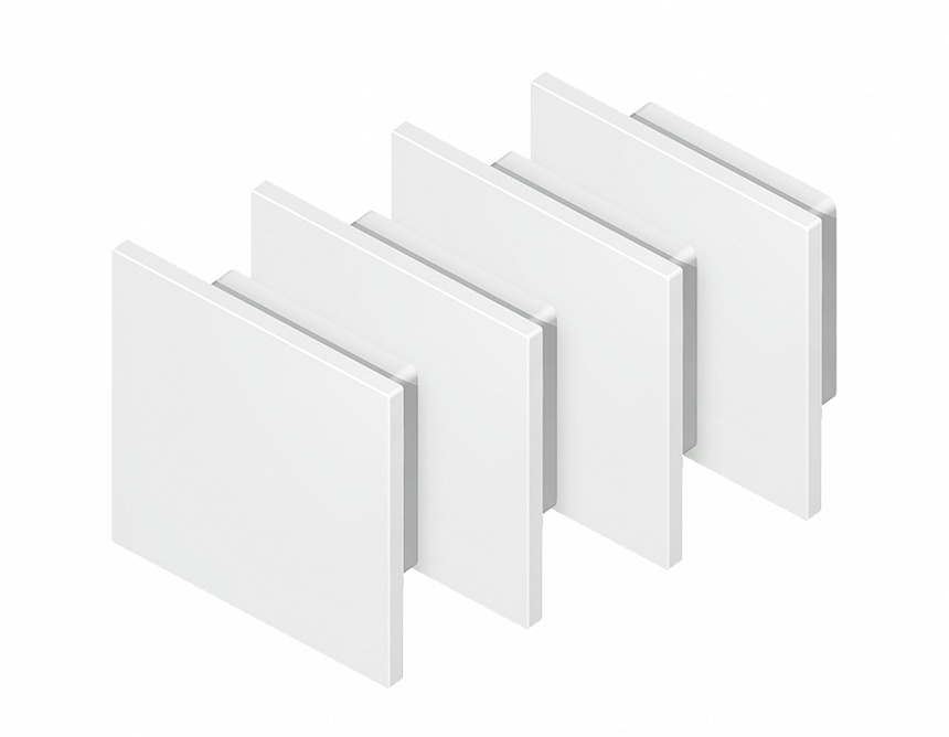 GP8461 WH белый 15.7*15.7