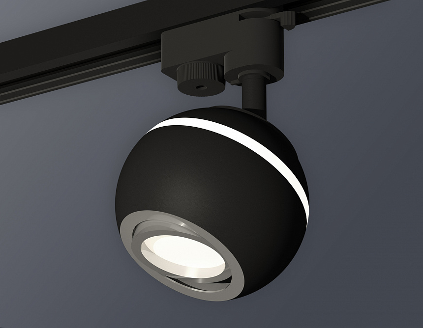 XT1102022 SBK/PSL черный песок/серебро полированное MR16 GU5.3 LED 3W 4200K (A2521, C1102, N7003)
