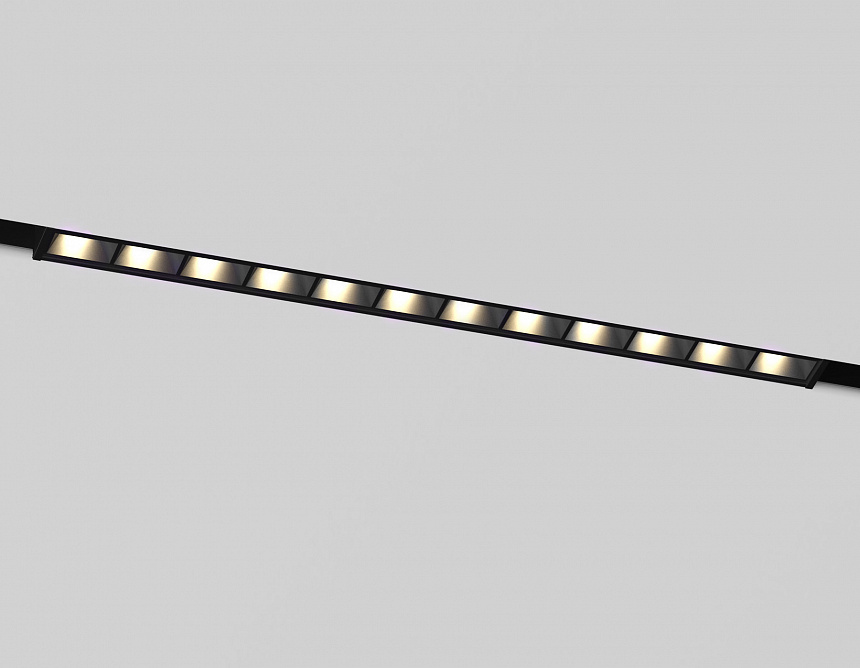 GL2335 BK черный IP20 10W 3CCT 3000/4200/6400K 48V 200*10*37