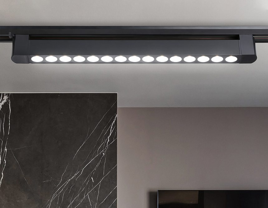 GL6715 BK черный IP20 30W 4200K 24° 458*35*57