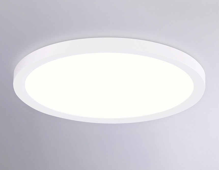 FZ1905 WH белый IP54 26W 3000K-6500K CCT-переключатель D370*25 (Без ПДУ)