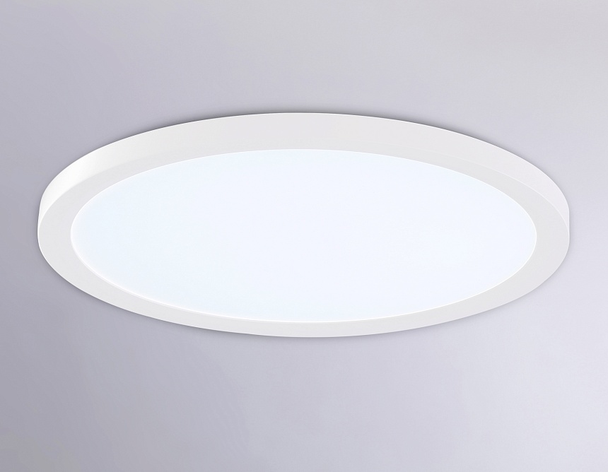 FZ1909 WH белый IP54 44W 3000K-6500K CCT-переключатель D600*25 (Без ПДУ)