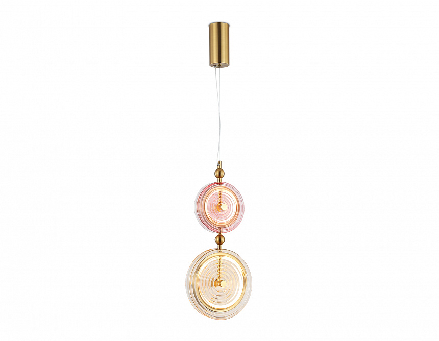 LH31129/2 BS/YL/PI латунь/желтый/розовый 15W 3000K 200*60*2000