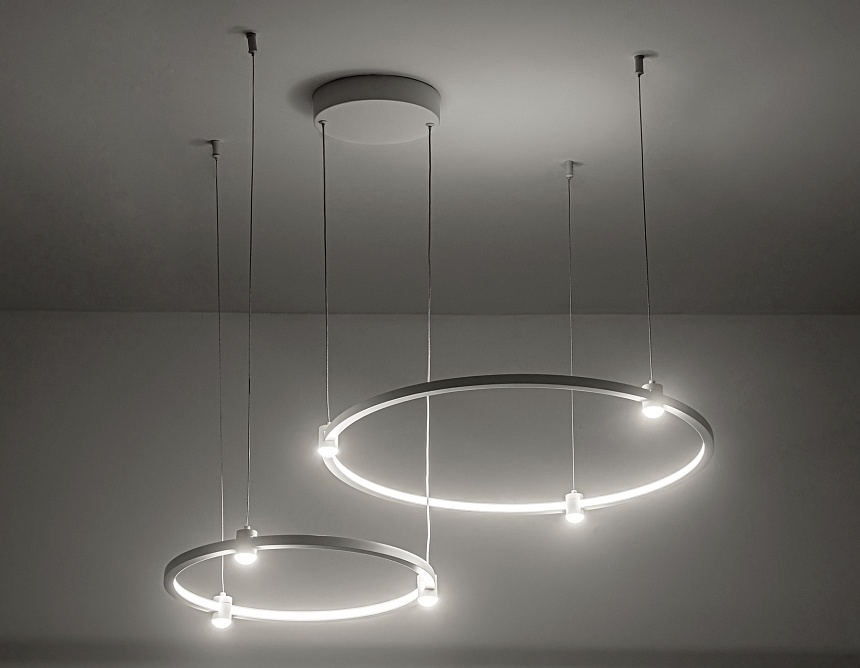 FL5521/2+6 WH белый 45W 3000K/4200K/6400K D600/400*1300 (без ПДУ)