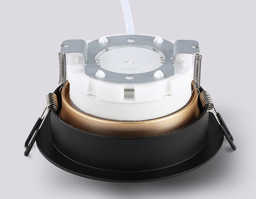 TN52334 SBK/SGD черный песок/золото песок GX53 max 12W D115*25