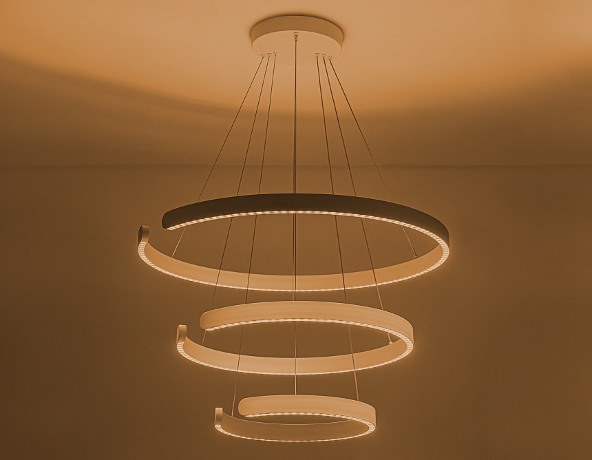 FL5887/3 WH белый 90W 3000K/4200K/6400K D800/600/400*1200 (без ПДУ)