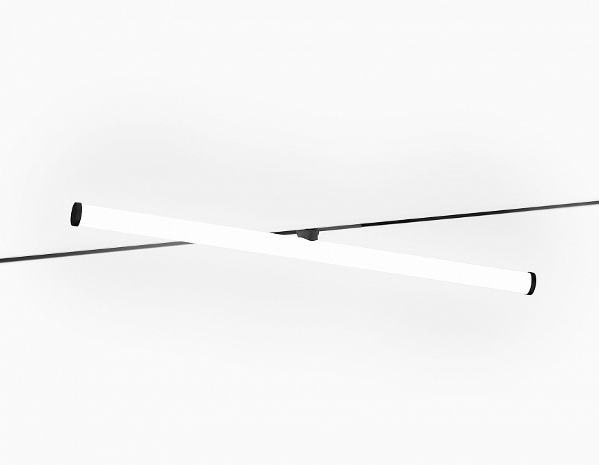 GL2375 BK черный IP20 20W 3CCT 3000/4200/6400K 48V 600*25*73