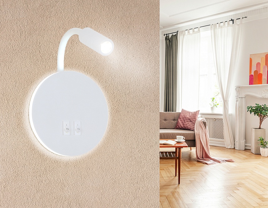 FW295 SWH белый песок LED 6400К+4200K 6W+3W D150*163 FW295 SWH белый песок LED 6400К+4200K 6W+3W D150*163