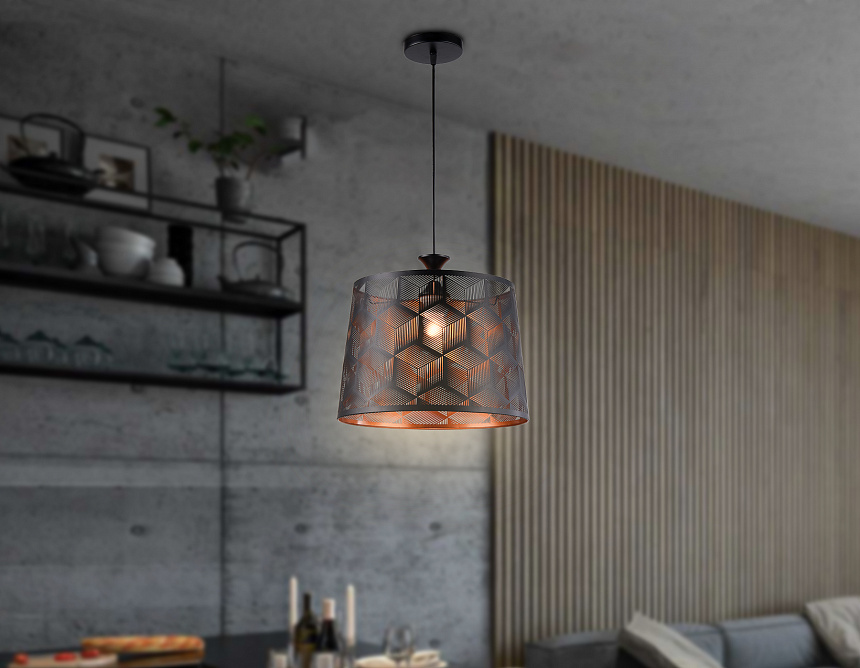 TR8439 BK черный E27 max 40W D350*800